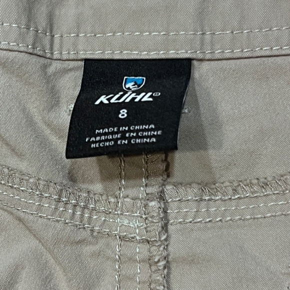 Kuhl Womens Gray Cargo Hiking Shorts Outdoor Utility Pockets Size 8 - Picture 3 of 10